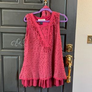 NWOT Urban Mango lace tunic